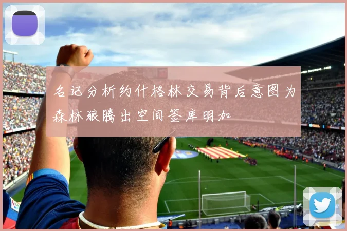 名记分析约什格林交易背后意图为森林狼腾出空间签库明加